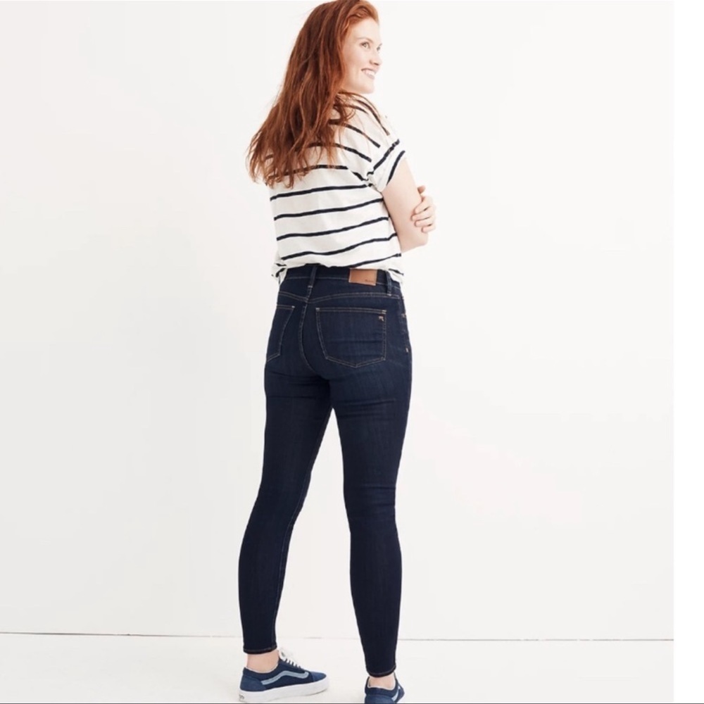 Madewell Women's 9" Mid-Rise Skinny Jeans in Larkspur Wash style F8990 - 27 $128